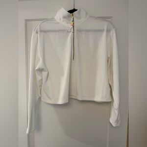 Stoney Clover Lane by Target White Women's Quarter-Zip Top